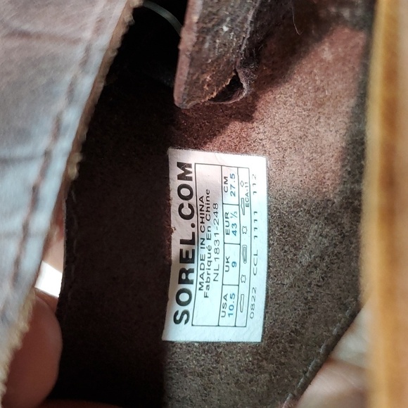 Sorel Women Summer Ankle Leather Lace Up Sandals shoes sz 10.5 - Picture 12 of 12